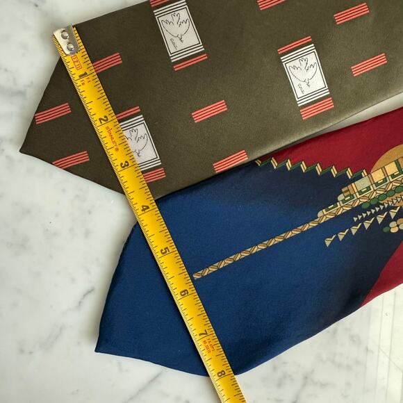 Picasso & Frank Lloyd Wright Designer Tie Bundle Men’s Silk - Picture 6 of 6